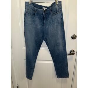 Eileen Fisher Jeans Women Medium Wash Straight Leg Minimalist Denim